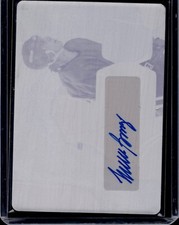 2021-22 Leaf Lumber Mike Bossy #TS-MB1 Twin Sigs Printing Plate Auto 1/1