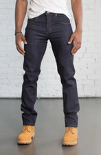 Dearborn Denim Mens Size 31 31X36 Slim Fit Dark Wash Made In USA Jeans NWT