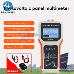 EL400B/EL800W/EL1600W LCD MPPT Panel Solar Probador Panel Fotovoltaico Multímetro - Imagen 1 de 27