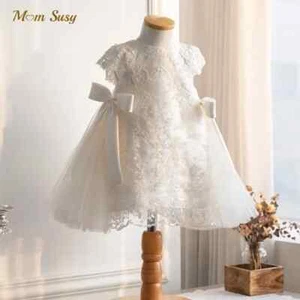 Baby Girl Princess Lace Dress Toddler Vestido Party Wedding Birthday Clothes - Picture 1 of 15