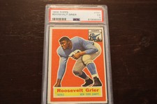 1956 Topps Football - Roosevelt Grier - Card # 101 - PSA EX 5