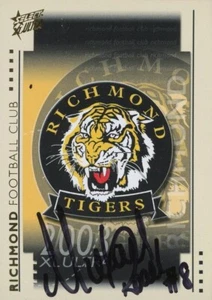 Signed 2003 Richmond Tigers AFL Select XL Ultra Card - Michael Roach - Picture 1 of 3
