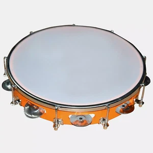 Traditional Khanjari Tambourine Hand Percussion Musical Instrument 10 Inch MALTI - Picture 1 of 4