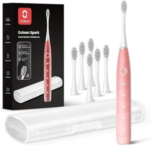 New sealed Oclean Spark Sonic Electric Toothbrush 5 Modes & 6 Brush Heads - Picture 1 of 5
