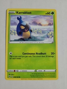 Karrablast 008/189 Pokemon Darkness Ablaze Common Grass New Fresh Pack - Picture 1 of 1