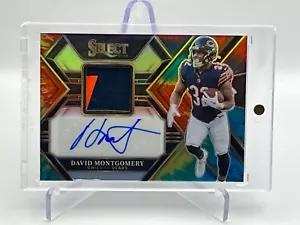 2022 Panini Select Football Patch SMP-DM David Montgomery Tie-Dye Prizm SSP 8/25 - Picture 1 of 19