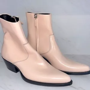 NEW Calvin Klein 205w39NYC raf Simons nude western boots 41.5 - Picture 1 of 7