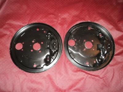 Par de placas de respaldo de freno de tambor trasero izquierdo derecho Bosch 1969 80 Renault 12 15 17 Foto 1 de 4