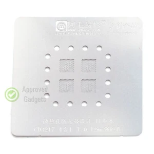 Modèle de pochoir Reball CD3217 BGA 0,3 mm métal reballing magnétique Royaume-Uni CD3217B12 - Photo 1/1