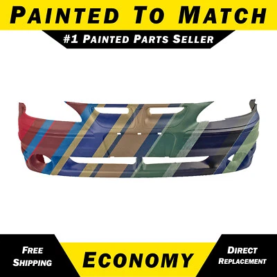 NEW Painted To Match Front Bumper Cover for 1999-2005 Pontiac Grand Am GT 99-05 Foto 1 de 4