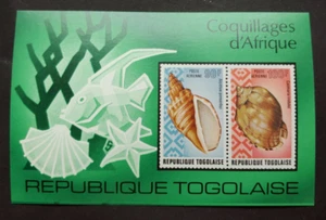 WILDLIFE SHELLS FISH SHEET VF MNH FRANCE TOGO TOGOLAISE K2 - Picture 1 of 1