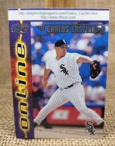 1998 Pacific Online Carlos Castillo Baseball Card 165 Chicago White Sox FREE S&H