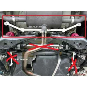 Ultra Racing Rear Lower Bar For 2006-14 AUDI TT MK2 TYPE8J 2.0 TFSI 2WD RL4-1210 - Picture 1 of 6