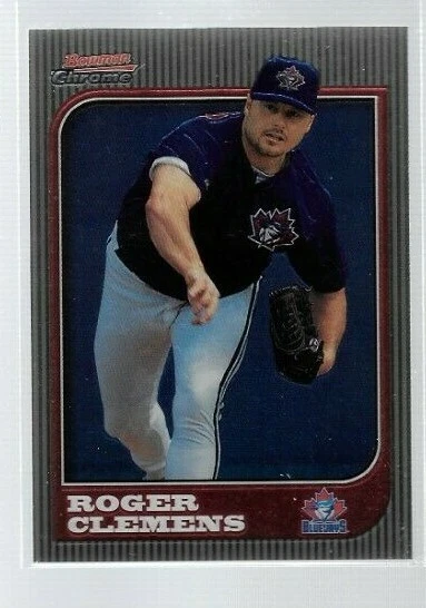 1997 Bowman Chrome Roger Clemens #46 Blue Jays - Image 1 of 1