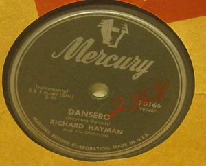 Dansero RICHARD HAYMAN and His Orchestra Flexible 78 Phonograph Record - Picture 1 of 1