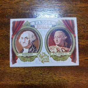 2022 Allen and Ginter Famous Rivals #FR-9 King George III George Washington - Picture 1 of 2