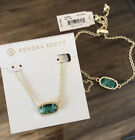 kendra scott jewelry set Green Elisa Neckles and Elaina Bracelet