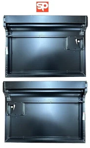Pair RH & LH Front Door Bottoms for Land Rover Series 2 anti burst / 2a 1958-71 - Picture 1 of 2