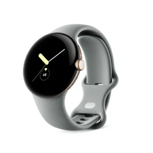 0840244602710 Google Pixel Watch AMOLED 41 mm Digital Gold Wi-Fi GPS (satellite) - Afbeelding 1 van 4