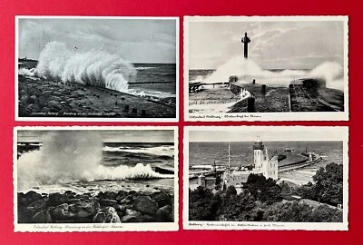 4 x AK KOLBERG in Pommern 1941 Brandung und Lotsenstation    ( 151664 - Bild 1 von 2