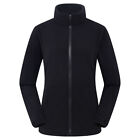 Fleece Jacket Overcoat Zip Up Coat Cardigan Jackets Warm Classic Zipper Solid