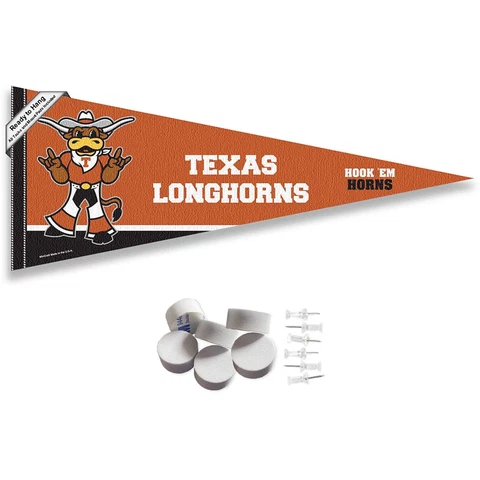Texas Longhorns Bevo Mascot Wall Banner Pennant Flag Cover
