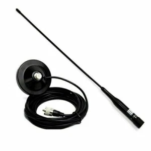 Magnetic Mount NL-R2 PL259 UHF VHF 144/430MHz Dual Band Male Ham Mobile Antenna - Picture 1 of 10
