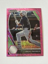 Izaac Pacheco 2021 Panini Draft Picks #PDP39 Pink Velocity Prizm Prospect