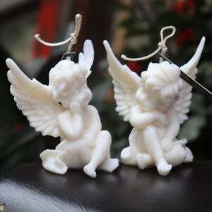 Angel Shape Scented Candle Mold Aroma Plaster Silicone Molds Candle Decor 1pc Se