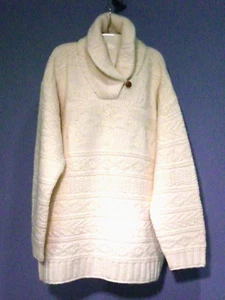 NWT LAUREN RALPH /LAUREN HAND KNIT SKI SWEATER SIZE LARGE - Picture 1 of 3