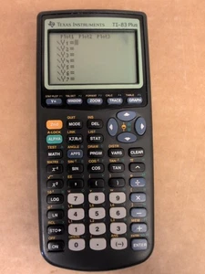 Texas Instruments TI-83 Plus graphischer Taschenrechner ohne Deckel *für TEILE* - Bild 1 von 11
