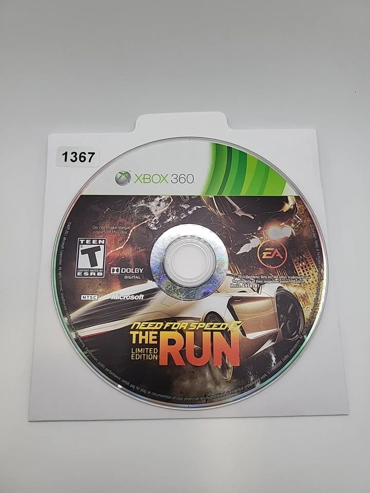 Need for Speed: The Run (Xbox 360) NO TRACKING - DISC ONLY  - Image 1 of 1