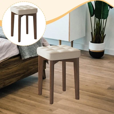 Wood Bar Stool Furniture Fashion Multifunctional Stackable Decorative with - Image 1 of 4