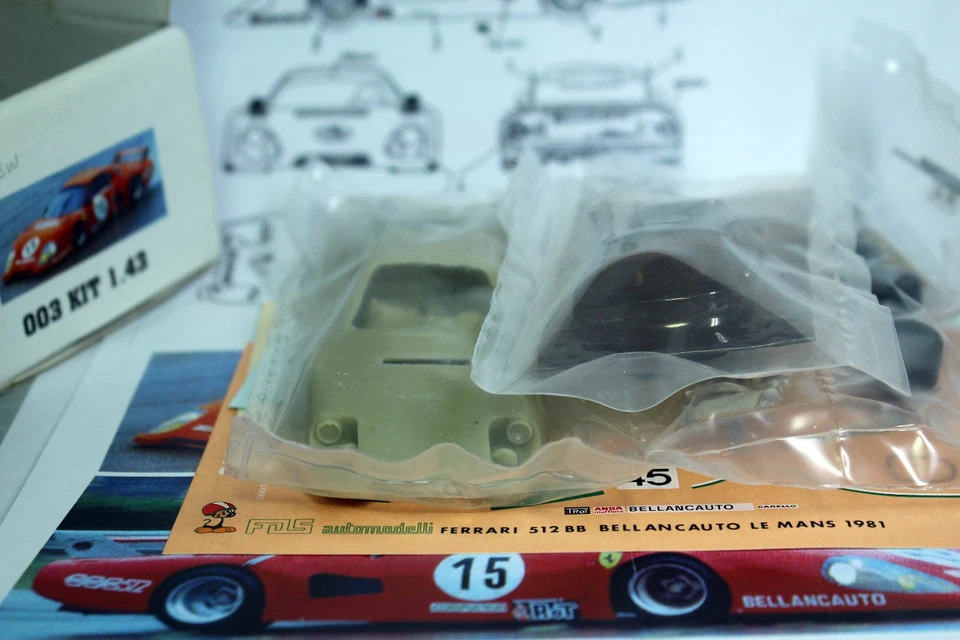Ferrari 512 BB LM n°45 Le Mans 1981 Kit Atelier Car Model 1/43 - Photo 1/1