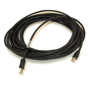 35ft USB 2.0 (ACTIVE) PLENUM Type A Male to B Male Cable  Black - Picture 1 of 3