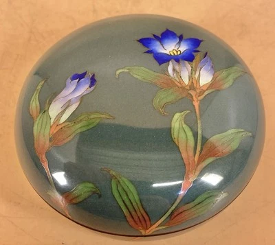 Japanese Meiji Wire & Wireless Cloisonne Box By Gonda - Image 1 of 4