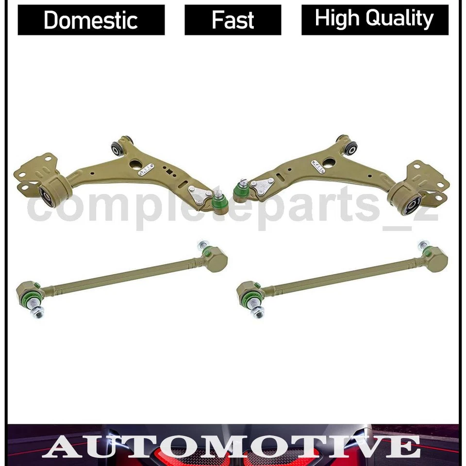 Kit de 4 brazos de control y rótula barra estabilizadora para Ford Focus 2,0 L Foto 1 de 4