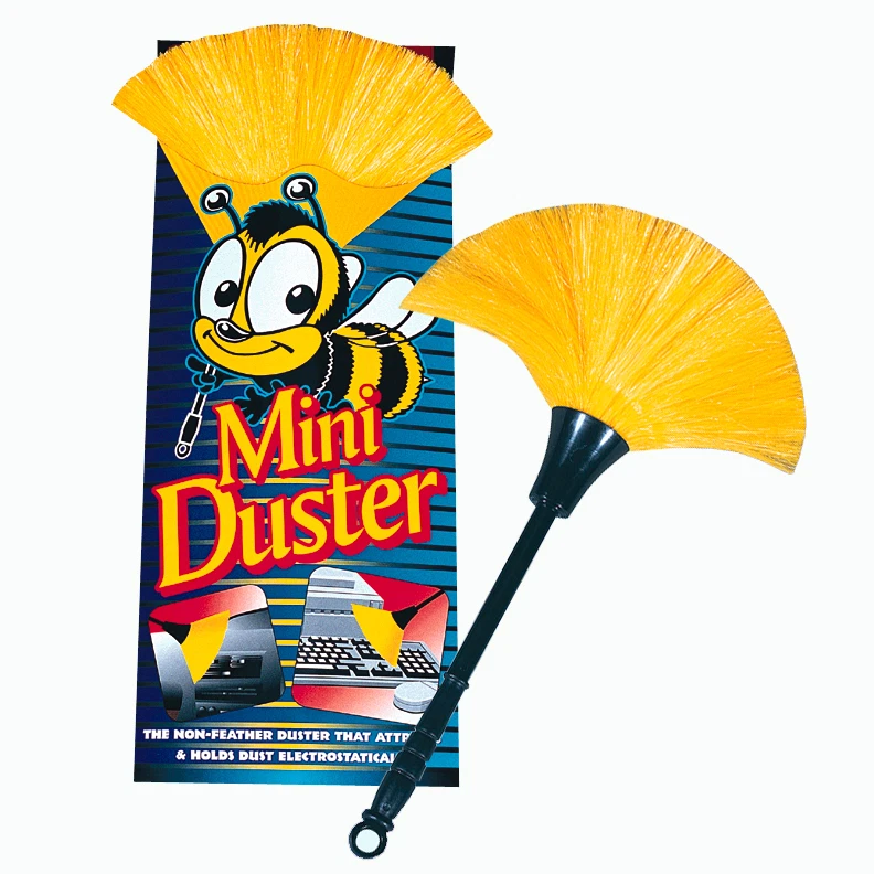Mini Duster, Electrostático, Cabeza Amarilla, Logo De Abeja - Imagen 1 de 1