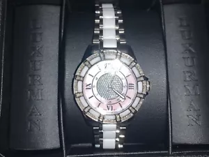 Luxurman Ladies Diamond Watch 1.25ct MOP Pink Oversized Luxury Women's Watch - Picture 1 of 7