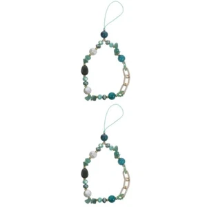 2 Pack Mobile Phone Chain Miss Lanyard for Cell Strap Charms Pendants - Zdjęcie 1 z 12