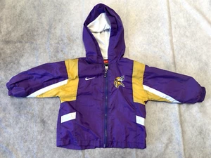 Minnesota Vikings NFL Nike Baby Kleinkind durchgehender Reißverschluss Jacke 18M 18 Monate lila - Bild 1 von 6