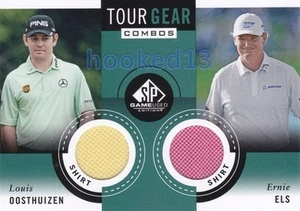2014 SP Game Used PGA Louis Oosthuizen/Ernie Els Tour Gear Dual Card #TG2-OE - Imagen 1 de 1
