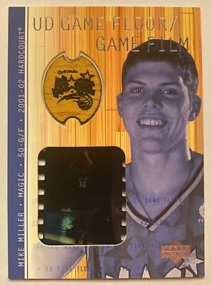  2001-02 Upper Deck Hardcourt UD Game Film/Floor #MMF Mike Miller - Image 1 of 2
