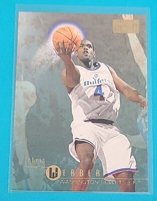 1996-97 SkyBox Premium #129 Chris Webber Washington Bullets BASKETBALL Card C9 - Image 1 of 2