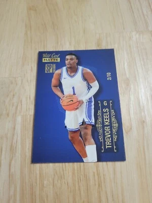 2022 Wild Card Matte TREVOR KEELS SP Exclusive Blue /10 #MBN-18 Rookie RC SSP - Image 1 of 4