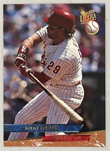 1993 Fleer Ultra Baseball Card #90 John Kruk Phillies - Picture 1 of 2