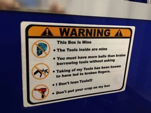 these tools decal for Matco tool box cart 5 colors to choose from - Picture 1 of 6