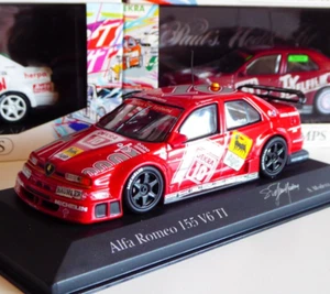 1/43 Minichamps Alfa Romeo 155 V6 TI Team Alfa Corse Agip #10 DTM 1994 Modena - Imagen 1 de 13