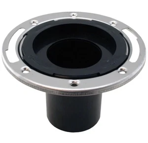 Brida de armario ABS Plumbfit de 3" con anillo de acero inoxidable menos knockout, PartNo C5 - Imagen 1 de 1