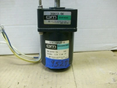 ORIENTAL MOTOR 3IK15RGN-A WITH 3GN12.5K GEAR HEAD - Image 1 of 4